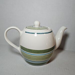 Johnson Brothers Teapot Farmhouse Woodland Stripe MINT